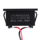 DC2.5-30V LCD Display Digital Voltage Meter Waterproof Dustproof 0.4 Inch LED Digital Tube