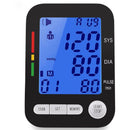 LCD Digital Upper Arm Blood Pressure Monitor Automatic Heart Rate Pulse Meter Sphygmomanometer