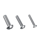 440Pcs/Set Stainless Steel Screw Bolt Nut Round Head Cap Socket Hex Bolt M3 M4 M5