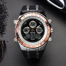 STRYVE S8002 Dual Display Digital Watch Luminous Chronograph Stopwatch Calendar Alarm Outdoor Watch