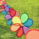 IPRee Camp 8 Flowers Colorful Rainbow Dazy Spinner Windmill Lanyard Flags Tent Yard Outdoor