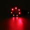 4X Universal LED Amber+Red Light Motorcycle Rear Turn Signal Brake Lights Running Lamp