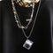 Vintage Titanium Steel Game Console Pendant Necklace Classic Mini Arcade Games Necklace