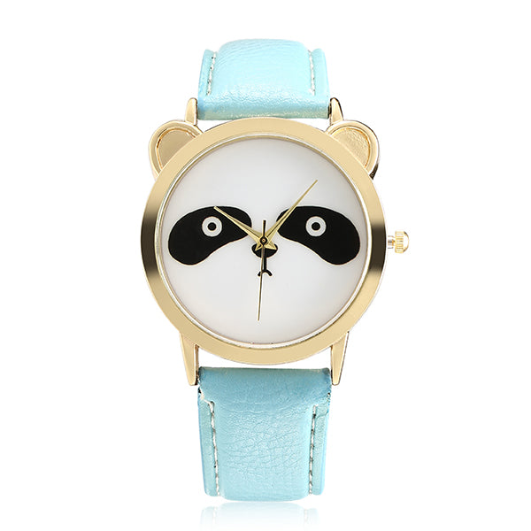 Fashion Panda Unique Women Quartz Watch Leather Women Men Wrist Watch