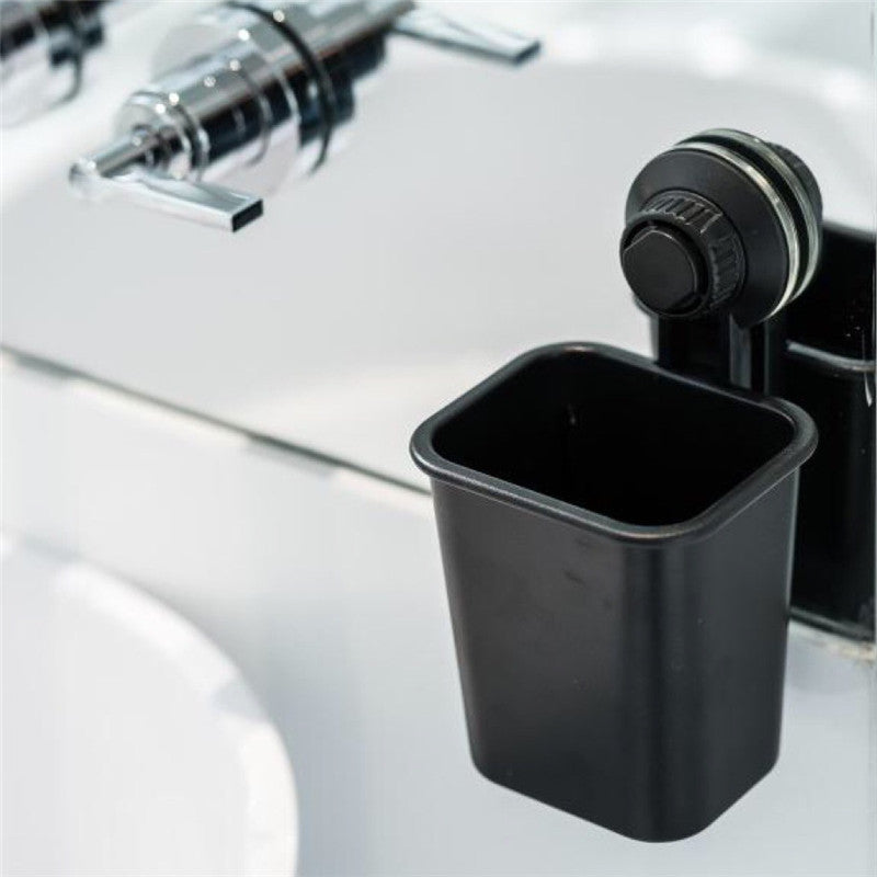 Multi-function Suction Cup Toothbrush Rack Sucker Wall Mounted Bathroom Toothpaste Toothbrush Holder