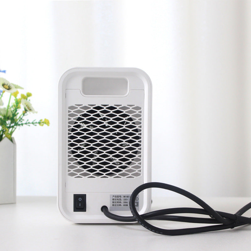800W MINI Portable Fast Heater Heated Electric Cooler Hot Fan Home Winter Warmer