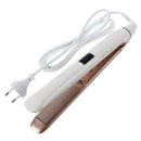 2 in 1 Hair Straightener Ceramic Temperature Control Flat Iron Digital Anti Static