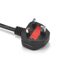 1.2m AC UK 3 Socket Plug Power Supply Adapter Cord Cable Power Adapter Connector Line for computer chassis