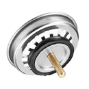 Stainless Steel Kitchen Sink Strainer Waste Plug Drain Stopper Water Filter Basket Shape