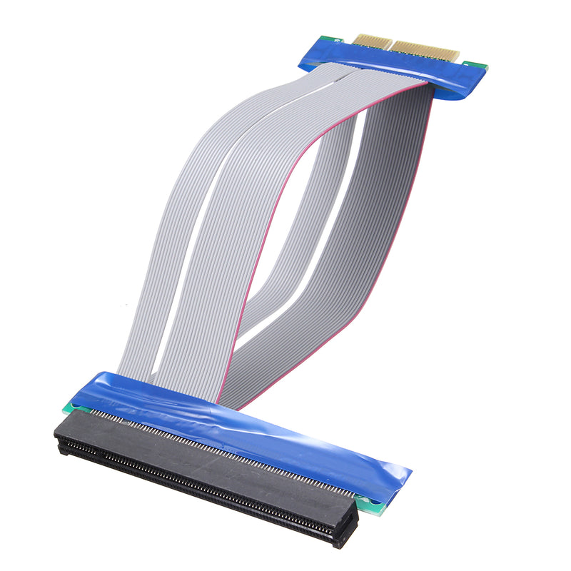 PCI-E Express Extension Cable Flex Ribbon 4X To 16X Extender Riser Card