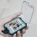 Double Side Waterproof Fly Fishing Box Foam Insert with Lanyard Hold 136 Flies