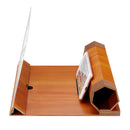 Universal 12 inches Wooden Foldable Screen Magnifier Image Enlarge Desktop Holder for Mobile Phone