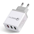 Bakeey 3 Ports Quick Charge 3.0 USB Charger Power Adapter for iPhone for Samsung Xiaomi
