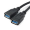 20 Pin to Double USB 3.0 Data Cable for PC