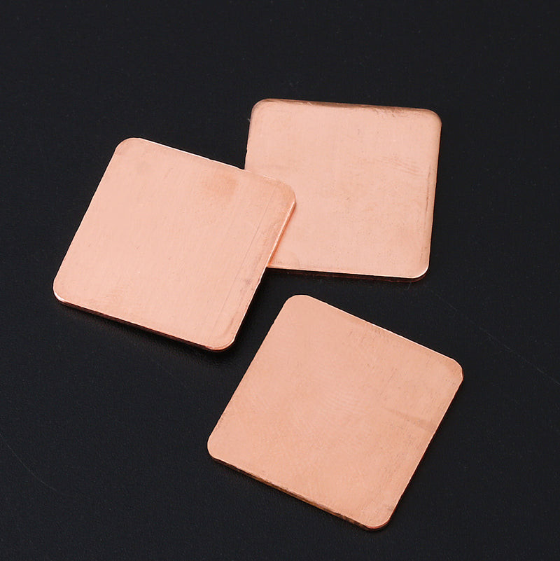 5pcs 20201.2mm Heat Sink Copper Shim Cooling Plate Thermal Pads