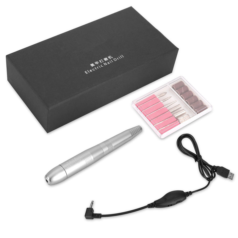 19000RPM Professional Electric Nail Drill Machine File Pen Salon Machine Manicure Set