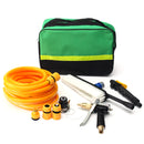 High Pressure Copper Car Wash Washing Water Spray Gun w/ TPE Water Pipe Hose Set