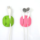 Bakeey 10pcs Multifunctional TPR Sticky Earphone USB Cable Cord Winder Wrap Desktop Cable Organizer Wire Management Holder