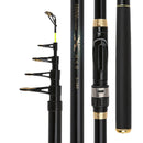 ZANLURE 1 Pcs 2.1/2.4/2.7/3m Telescopic Fishing Rod Carbon Fiber Fishing Pole Outdoor Fishing Tool