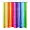 Water Lines Rainbow Polyester Shower Curtain Bathroom Curtain 3D Printing Water-Proof Bathroom Decor