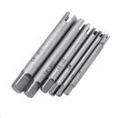 Drillpro 6pcs M4-M12 Damaged Screw Extractor Alloy Screw Bolt Remover