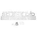 Stainless Steel Medal Holder Hanger Display Rack For Sport Running Swimming Decorations