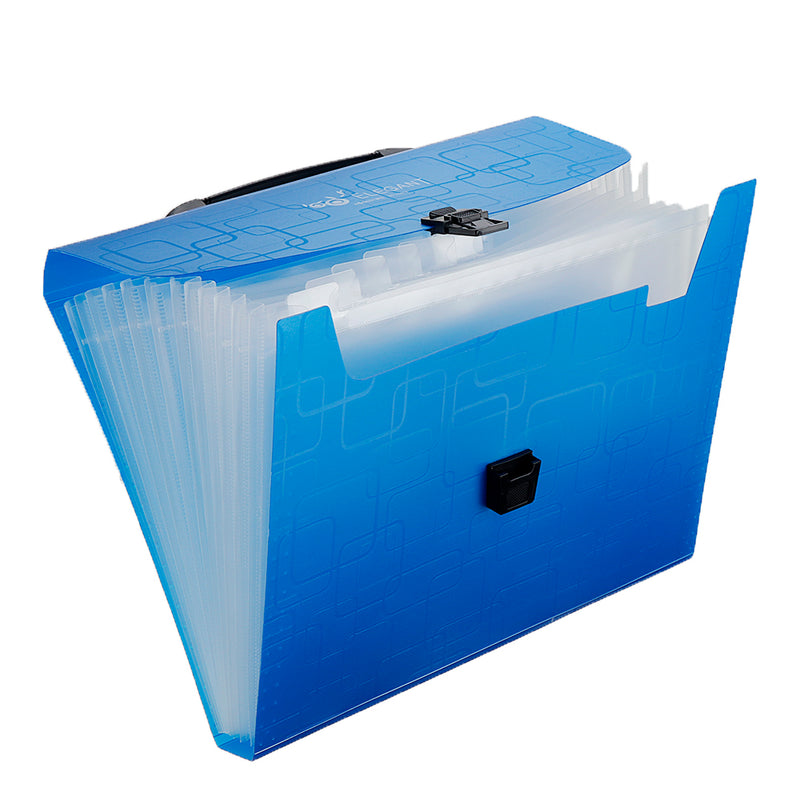 Kang Bai Feng F8879 A4 File Folder Organ Bag Multilayer File Bag Multi-functional Business Conference Document Holder Desktop Paper File Organizer