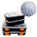 Plastic Carry Tool Storage Box Case Screw Hardware Display Organizer Container