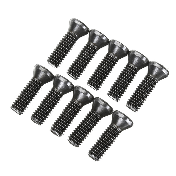 Suleve M3.5TT1 10Pcs M3.5 Tungsten Button Head Torx Security Screw for Carbide CNC Machine 12mm