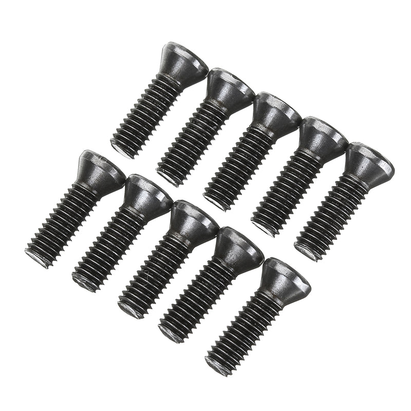 Suleve M3.5TT1 10Pcs M3.5 Tungsten Button Head Torx Security Screw for Carbide CNC Machine 12mm