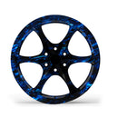PVA Hydrographic Film Water Transfer Printing Film Hydro Dip Blue Fire Style Decorations