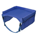Baby Seat Tray Stroller Kids Toy Food Water Holder Desk Portable Table For Car Storage 40*32CM