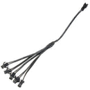 5/4/3/2 in 1 Splitter Cable for EL Wire Neon Strip Light Conected with Inverter