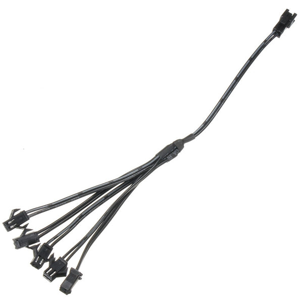 5/4/3/2 in 1 Splitter Cable for EL Wire Neon Strip Light Conected with Inverter