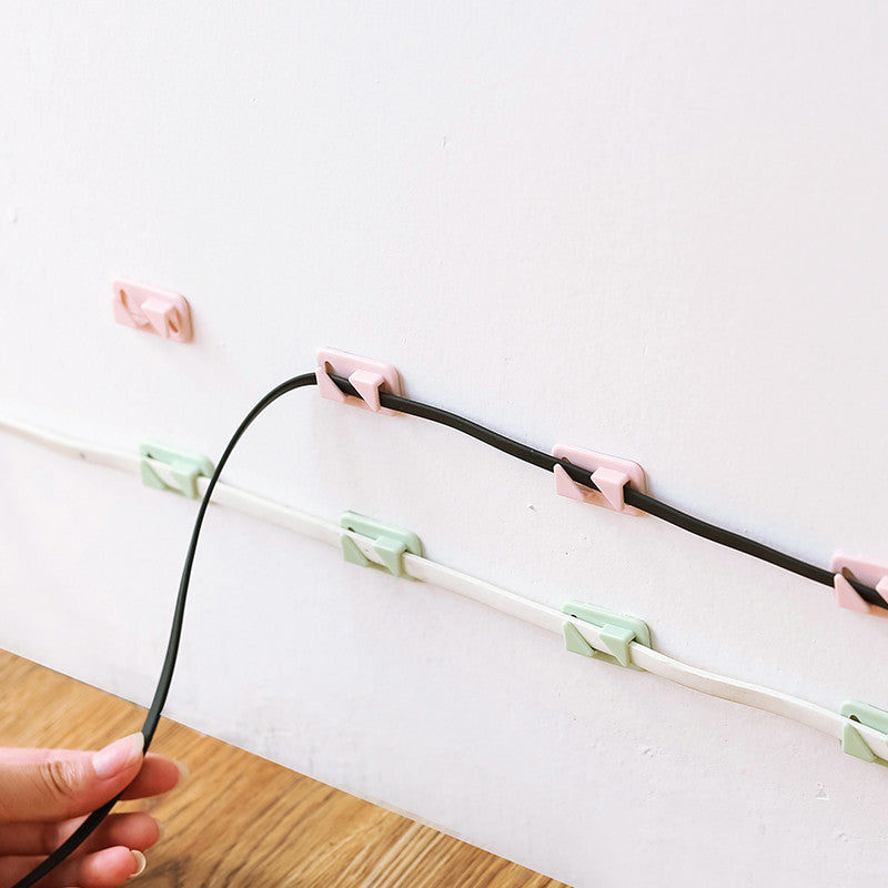 12 PCS Powerful Sticky Cable Clip Wall Holder Desktop Cable Organizer Wire Management