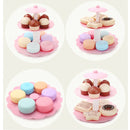 Dessert Tower Children's Toys Simulation Cake Biscuits Donut Set Kids Educational Toys Gift