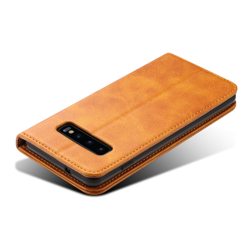Bakeey Magnetic Flip Protective Case For Samsung Galaxy S10 Plus 6.4 Inch Wallet Card Slot Kicktand Cover