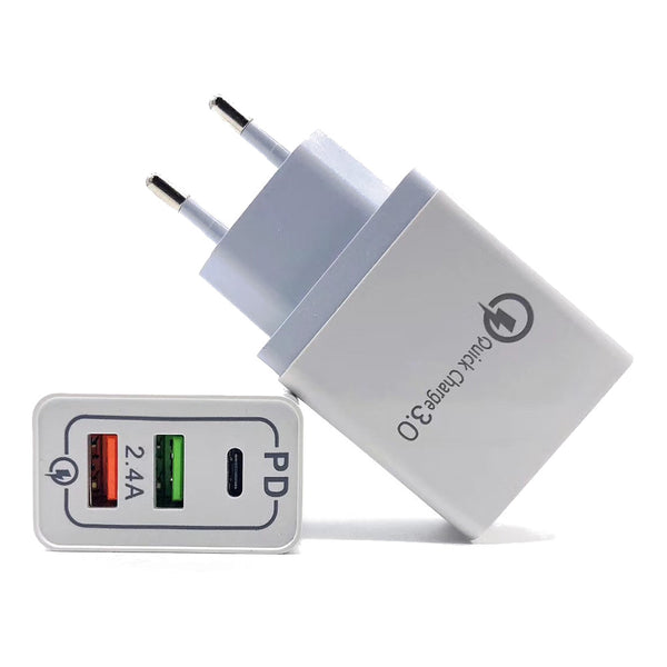 5V 2.4A QC 3.0 USB Charger Power Adapter For Smartphone Tablet PC