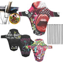 BIKIGHT PP Bicycle Bike Wheel Fender Durable MTB Cycling Fender For Front Fork/Rear Wheel AM DH FR X