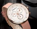 REBIRTH RE203 Casual Style Women Wrist Watch Decorative Little Dials Quartz Watch