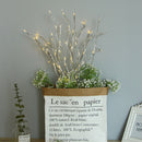 Battery Operated Simulation Silver Tree Branches Warm White LED String Light for Nordic Bedroom Layout Decor