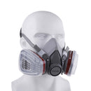 Nasum Respirator Mask with Protective Goggles for Paint Spray Dust Chemicals Protection Odour Control for Spray Restoration Paint and Grinding Work