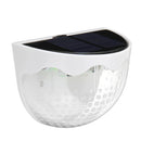 6 LED Garden Porch Solar Power Wall Lamp White Light Auto Light Sensor Outdoor Yard Decor Lamp