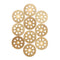 Drillpro 10pcs Diamond Grinding Wheel 8 Holes Metal Cutting Disc for Rotary Tool with 2 Mandrels
