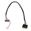3Pcs 40 Pin 1 Channel 6 Bit LED LCD LVDS Screen Cable For Display