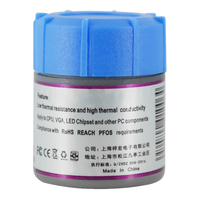 QNPLUM QM850 25g Silver Thermal Paste Grease Compound Silicone Thermal Grease Paste for CPU Cooling