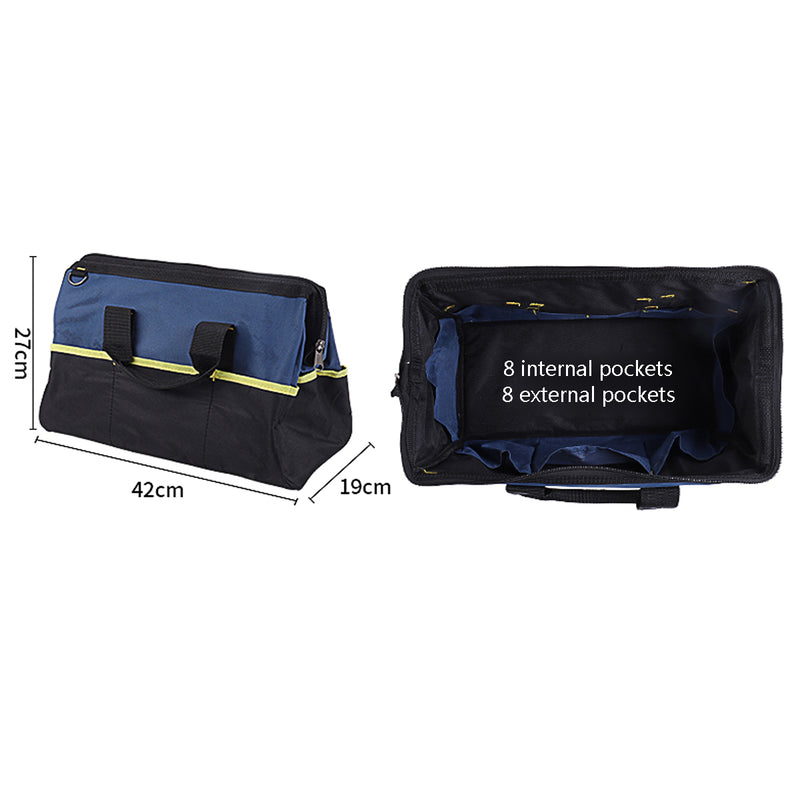 18 Inch Electrician Heavy Duty Tool Carrier Bag Oxford Pouch Organizer Storage