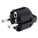 Audio Rhodium Plating Speaker EU Power Plug IEC Male Female Audio Connector Carbon Fiber