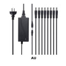 5.5x2.1mm DC 12V 6A Power Supply Adapter for CCTV Security Camera DVR + 8 Split Power Cable