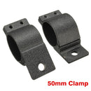 2pcs LED HID Bull Work Light Mounting Bracket Clamps Aluminum 50-75mm